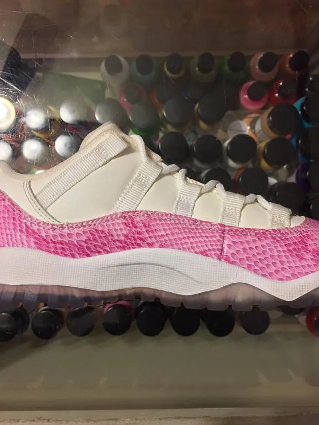 2013 Nike Air Jordan XI Pink Snakeskin