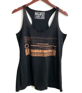 808 Drum Machine Tank Top, women's racerback tank