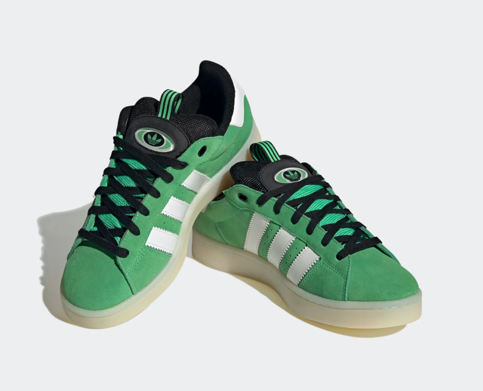 Adidas Campus 00s Semi Screaming Green Cloud White Core Black HQ8713