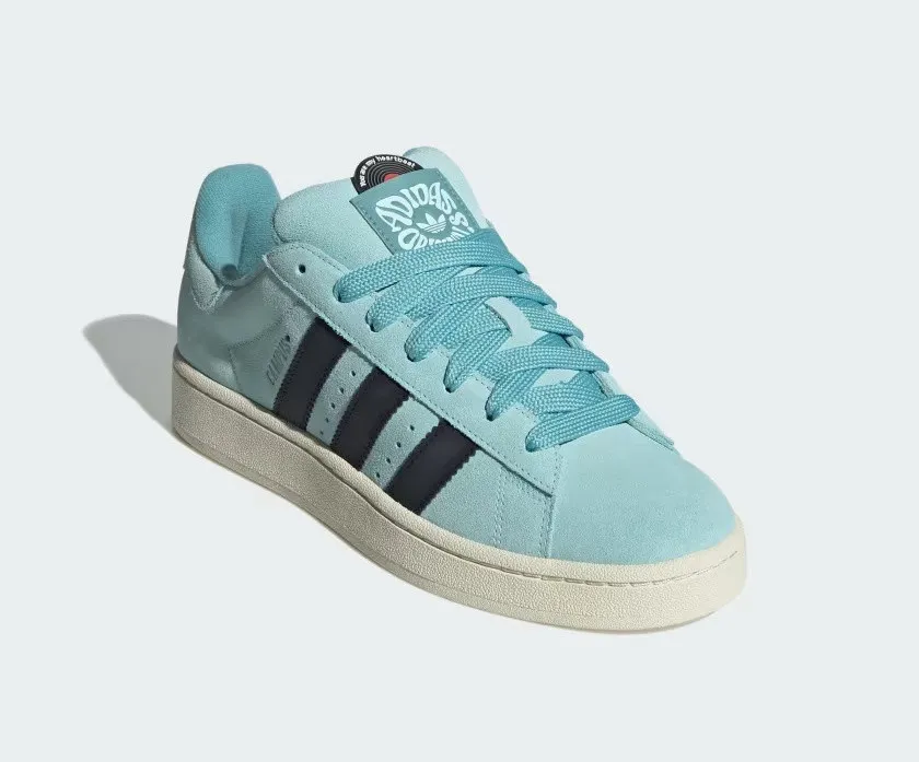 Adidas Campus 00s Turquoise Semi Flash Aqua Core Black Cream White ID6248