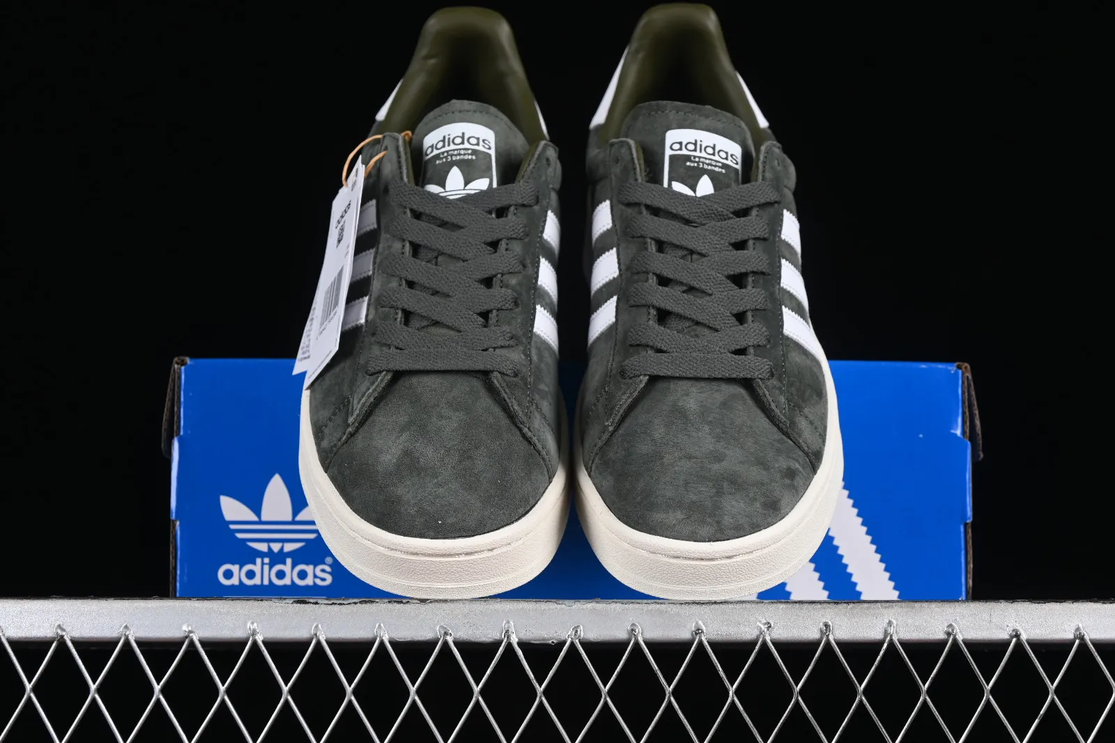 Adidas Campus Dark Green Cloud White CM8445