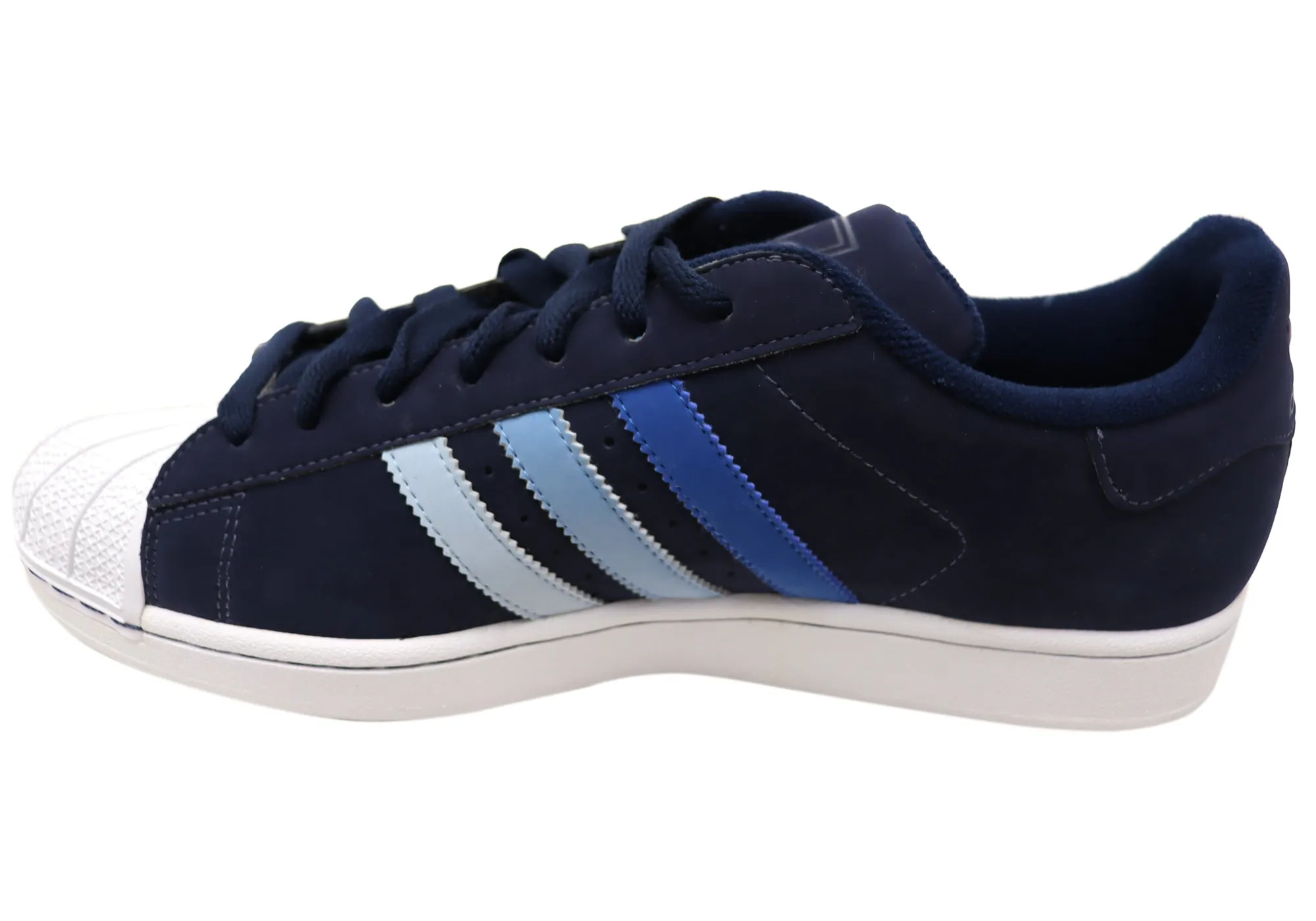 Adidas Mens Superstar II Comfortable Lace Up Shoes