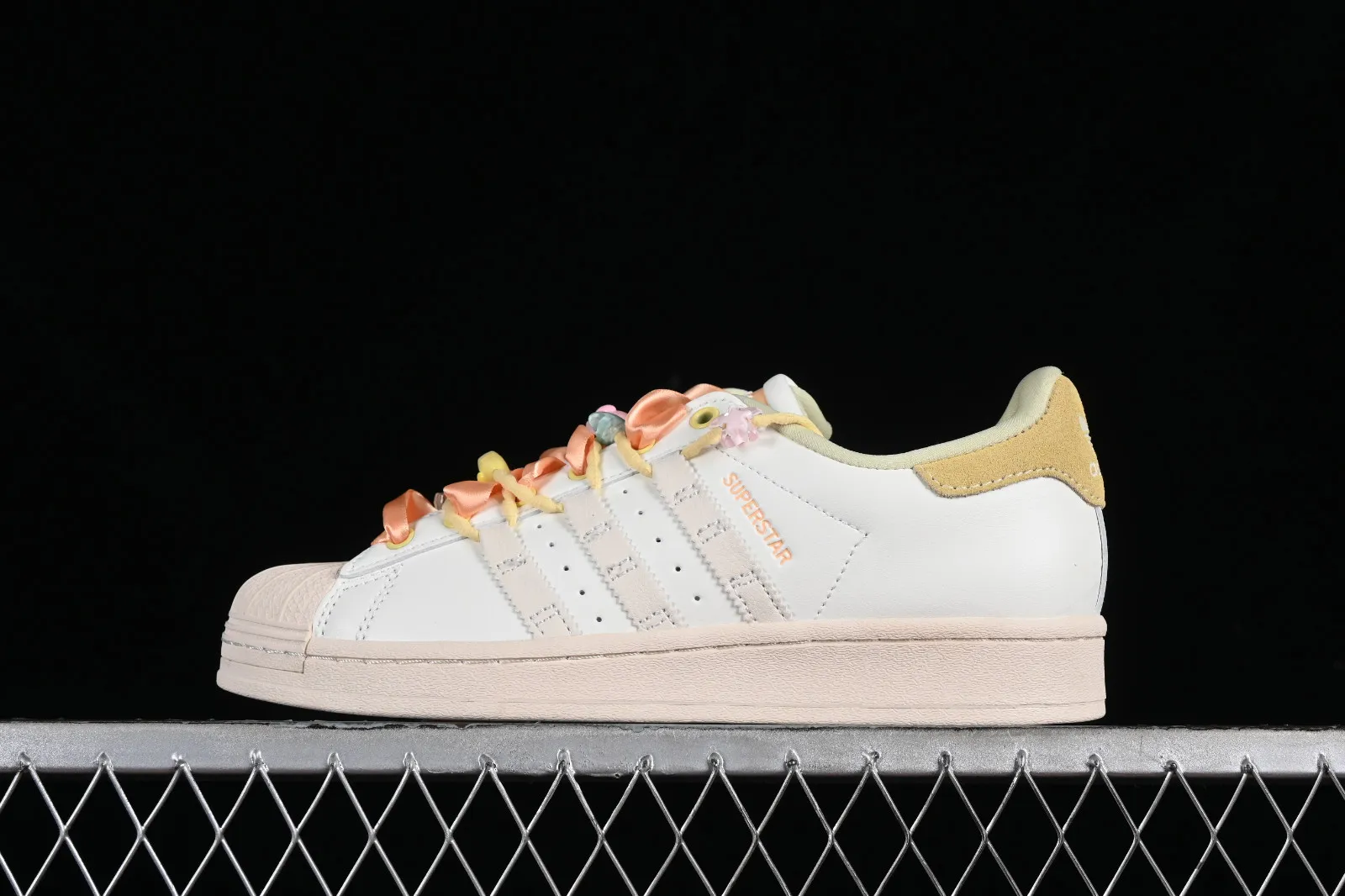 Adidas Originals Superstar Off White Orange Yellow IF1805