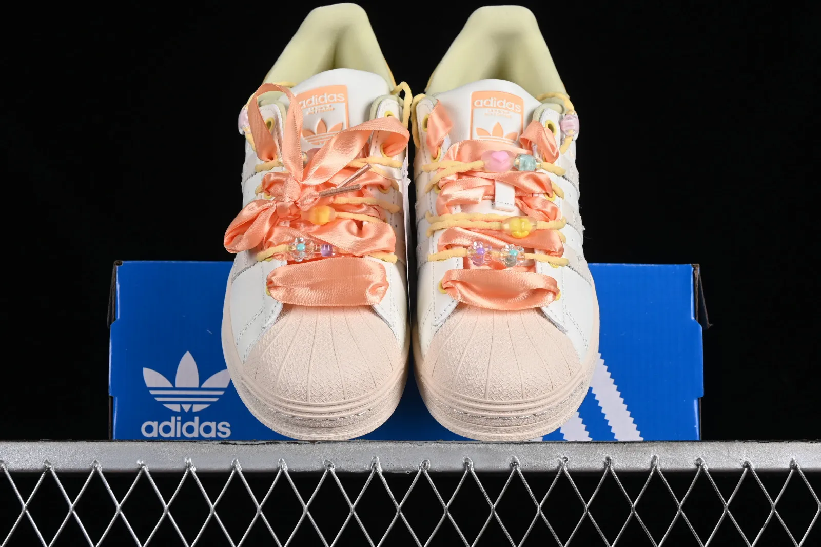 Adidas Originals Superstar Off White Orange Yellow IF1805