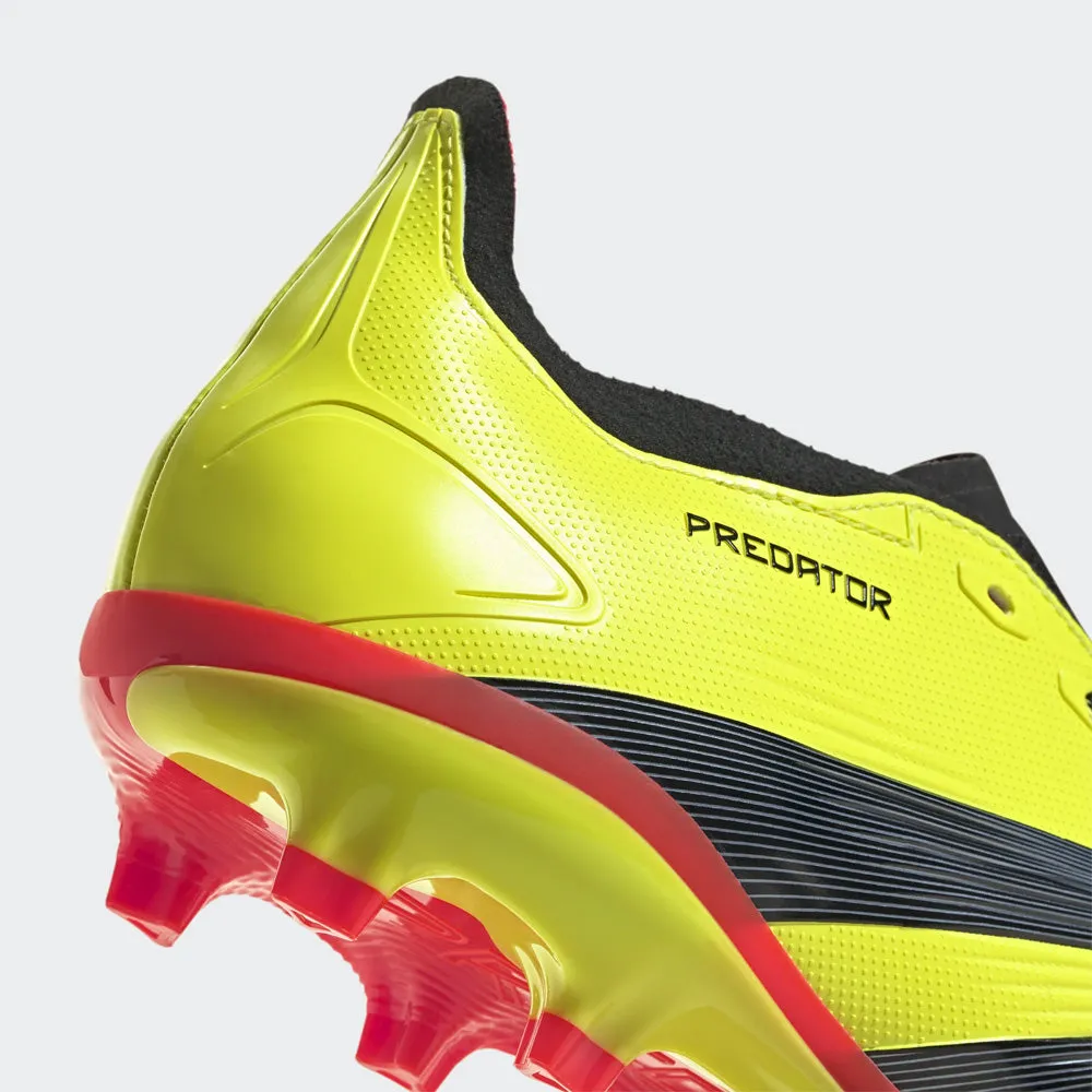 Adidas Predator League FG Football Boots (Yellow/Black/Solar Red)