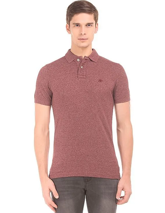 Aeropostale Grindled Pique Polo Shirt