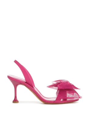 Alexandre birman  Isabelle leather heeled sandals - Pink