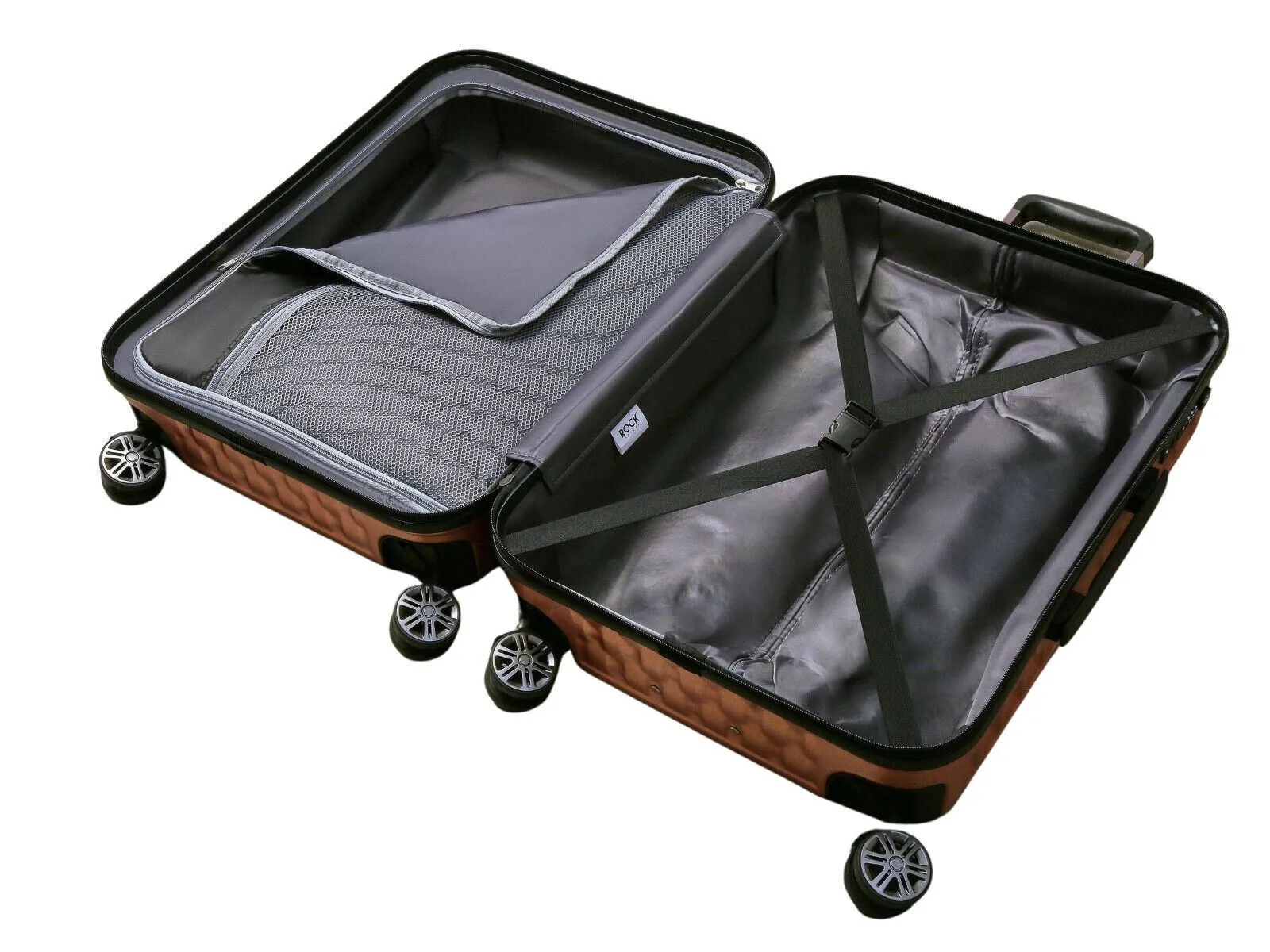 Allure Hard Shell Cabin 56 x 39 x 23 cm Suitcase Suitable for Easyjet, Ryanair