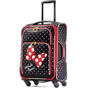 American Tourister Disney Minnie Mouse Red Bow Spinner Soft Side Suitcase, 21