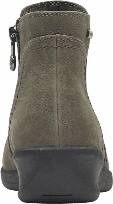 Aravon Fairlee Ankle Boot Grey - Wide