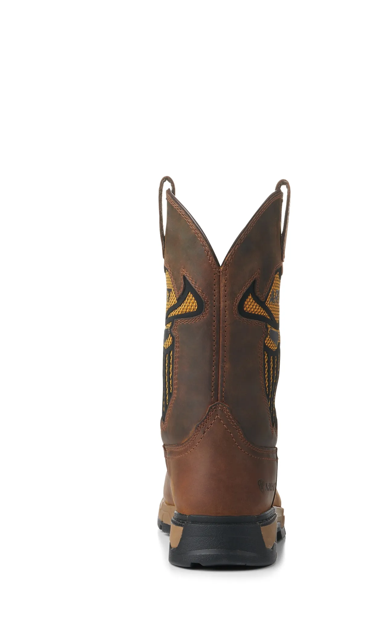 Ariat Men's Rebar Flex Cognac with Incognito Skull VentTEK Work Boot