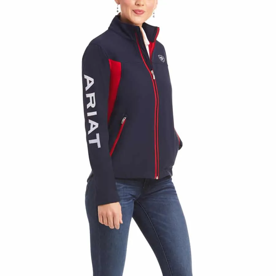 Ariat Women’s New Team Softshell Jacket Navy | Ingatestone Saddlery