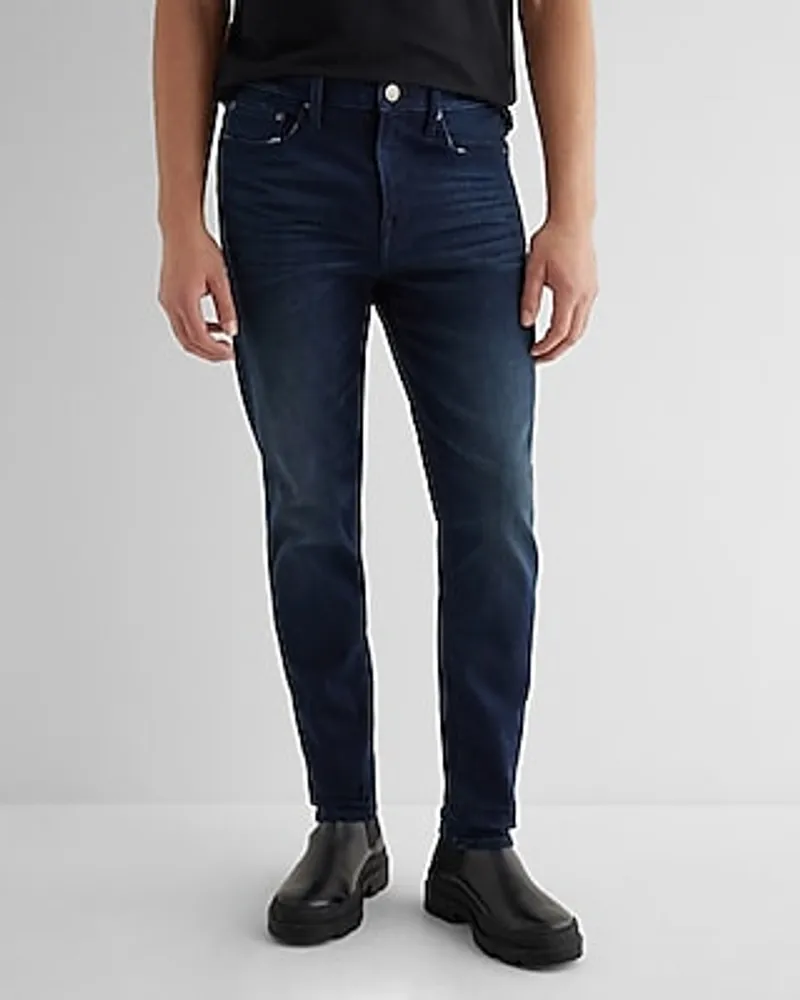 Athletic Skinny Dark Wash Hyper Stretch Jeans