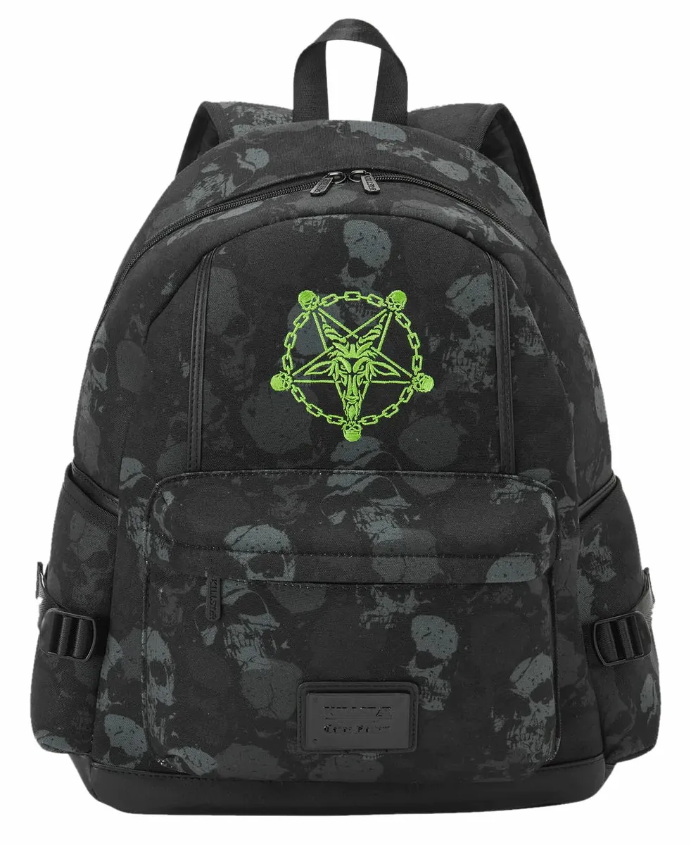 backpack (bag) KILLSTAR - Tzompantli - Black - KSRA007527  -  Metal-shop