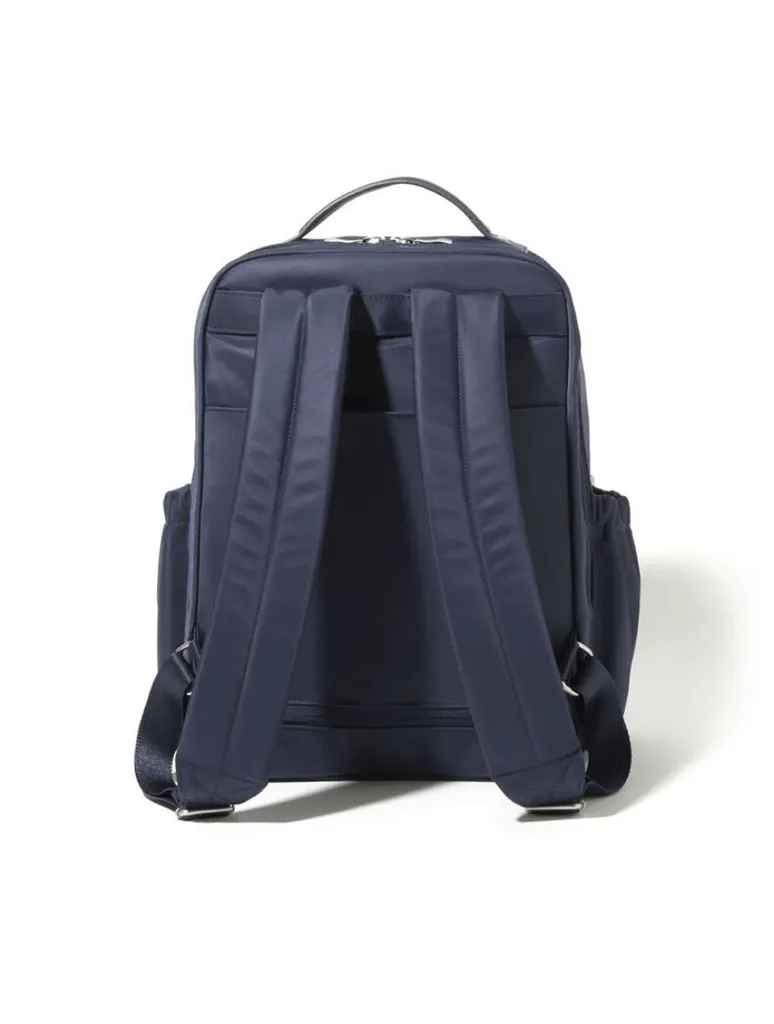 Baggallini Tribeca Expandable Laptop Backpack in French Navy