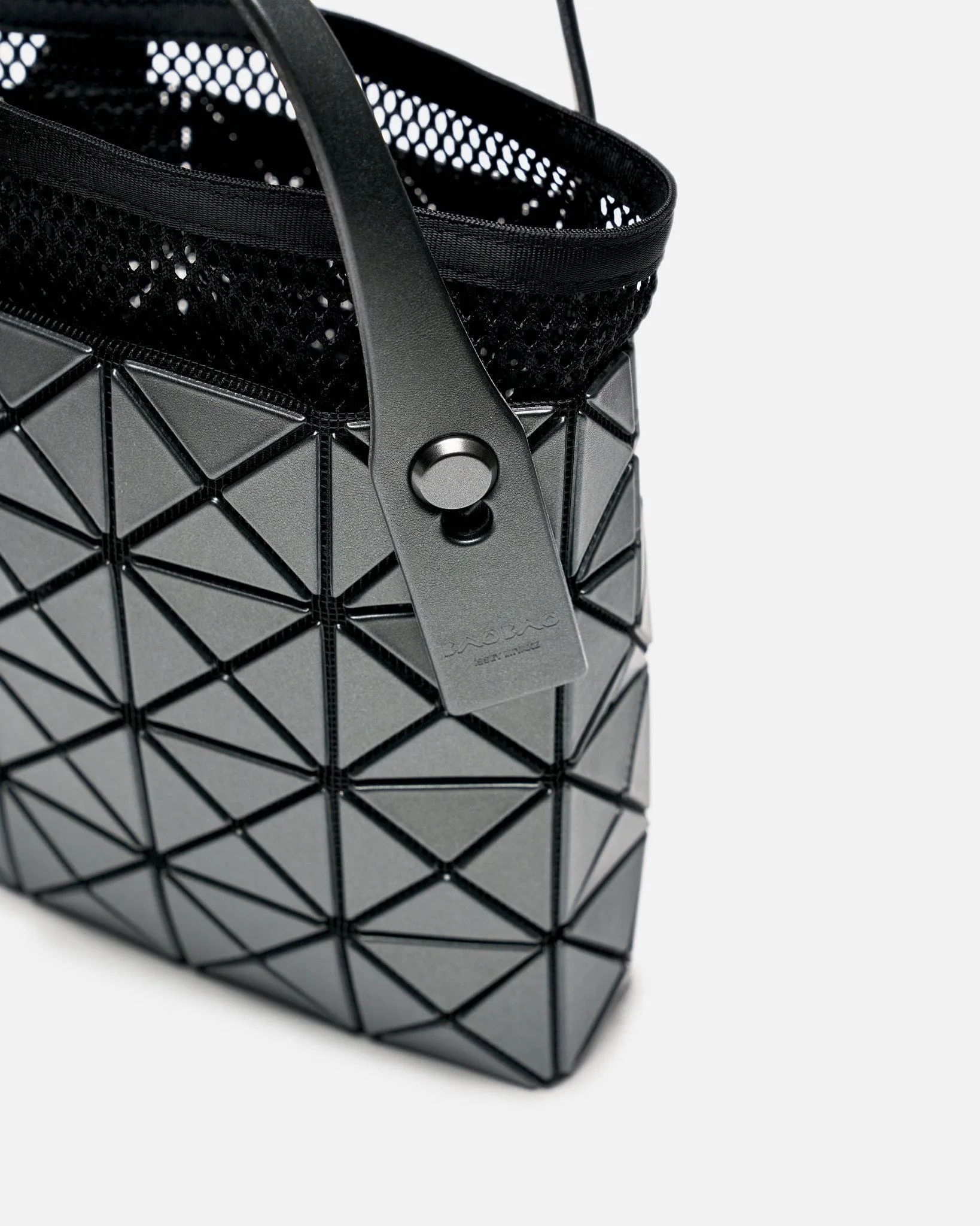 Bao Bao Issey Miyake Lucent Boxy Mini Tote in Gunmetal