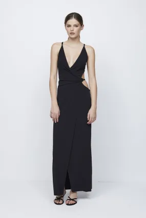 Bec + Bridge Zadie Wrap Maxi Dress - Black