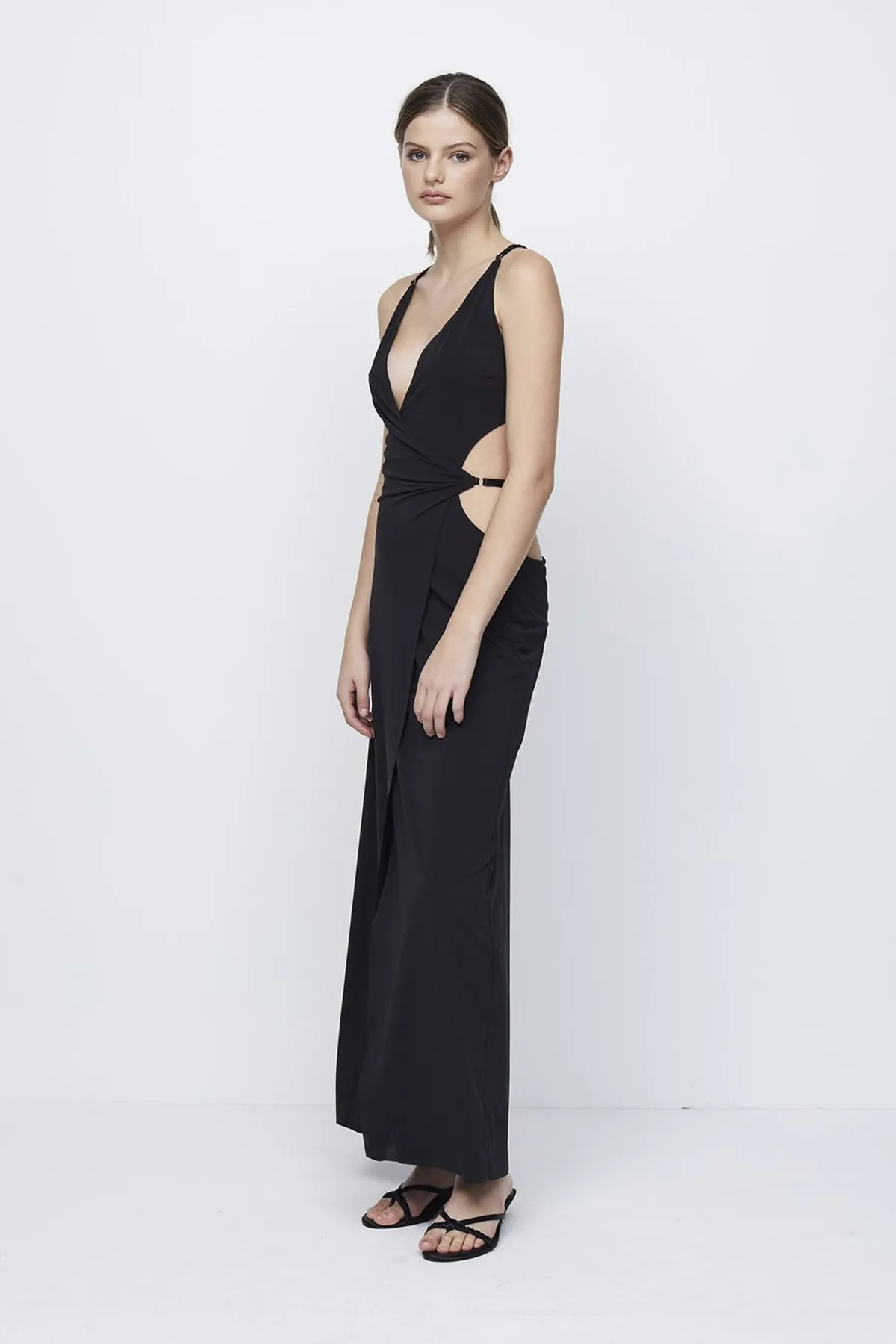 Bec + Bridge Zadie Wrap Maxi Dress - Black