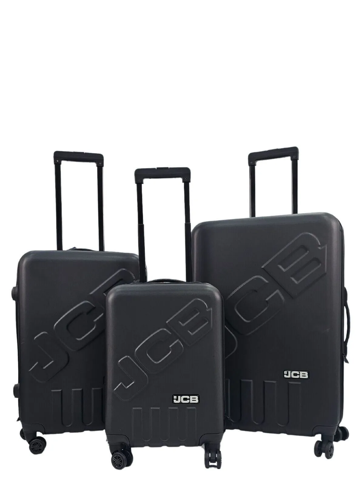 Black Hard Shell Suitcase Set Luggage Travel Bag