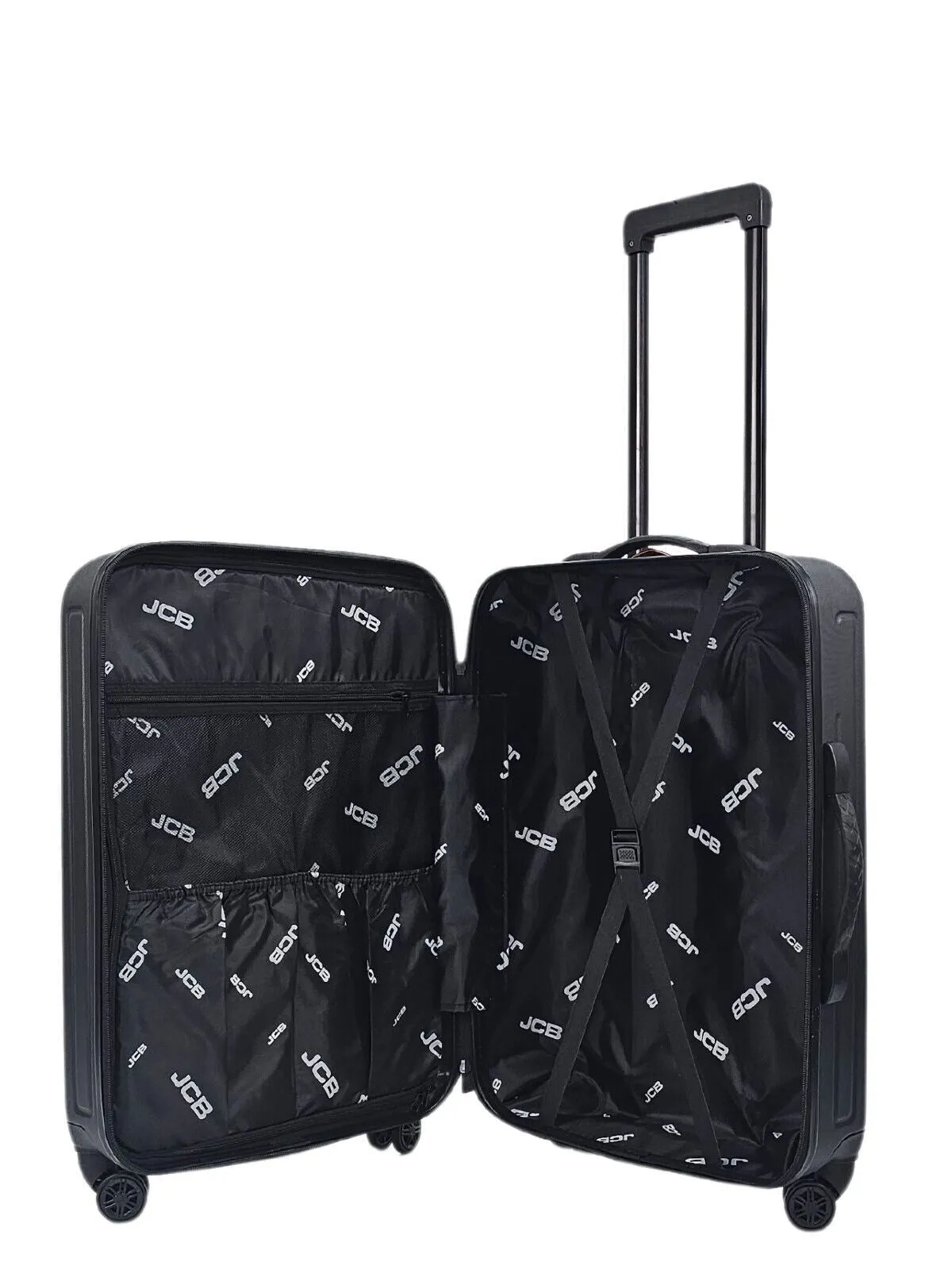 Black Hard Shell Suitcase Set Luggage Travel Bag