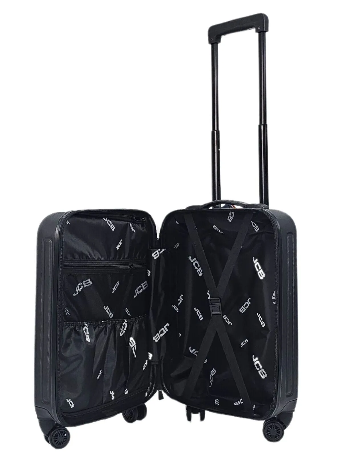 Black Hard Shell Suitcase Set Luggage Travel Bag