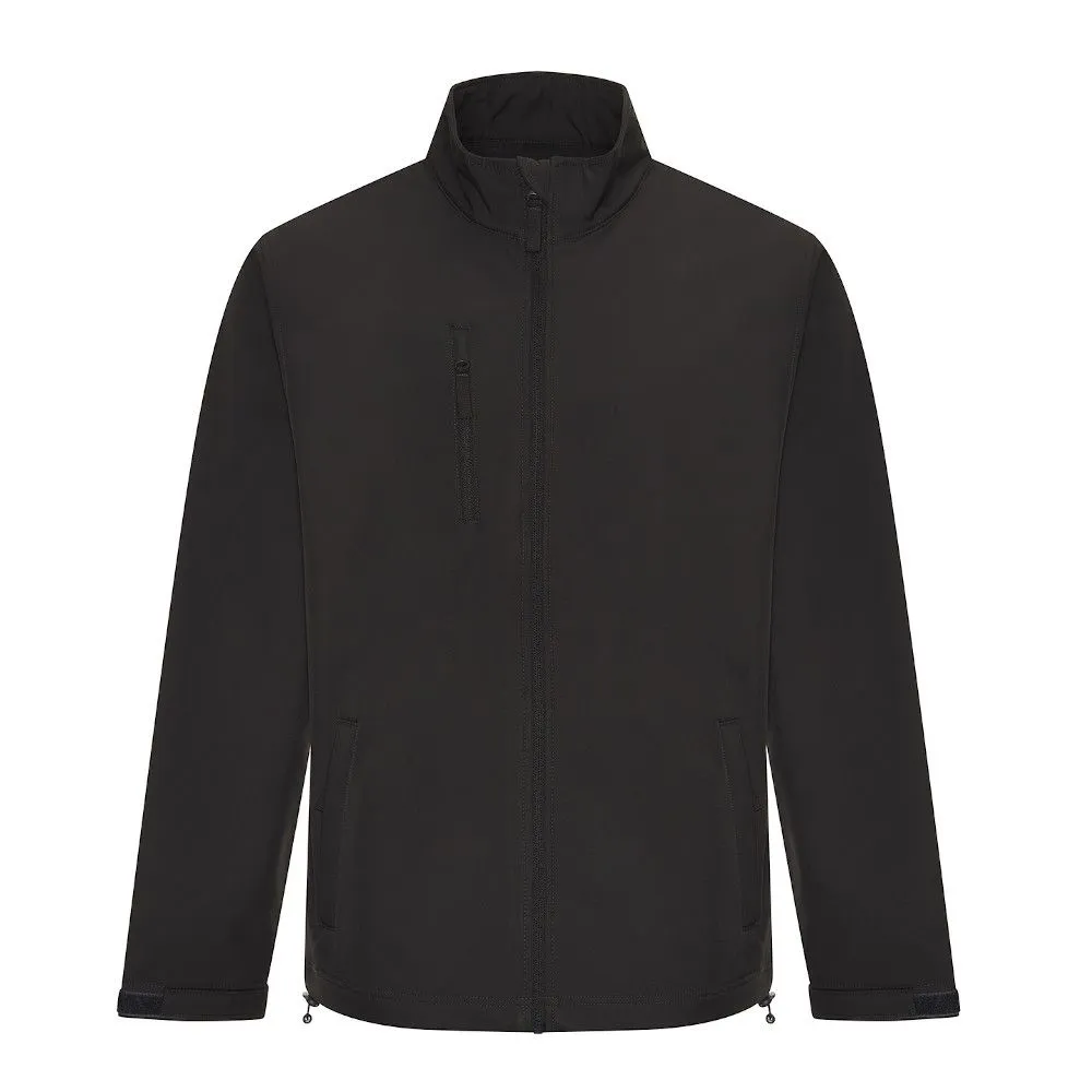 Brookes Mens Pro Three Layer Full Zip Work Softshell Jacket