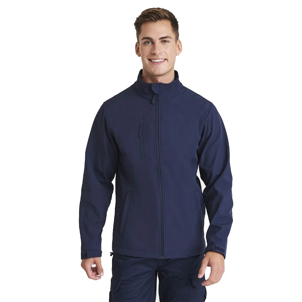 Brookes Mens Pro Three Layer Full Zip Work Softshell Jacket