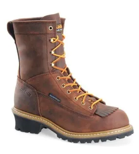 Carolina 8" Waterproof Lace-To-Toe Logger Boot, CA8824 | redwoodtradingpost