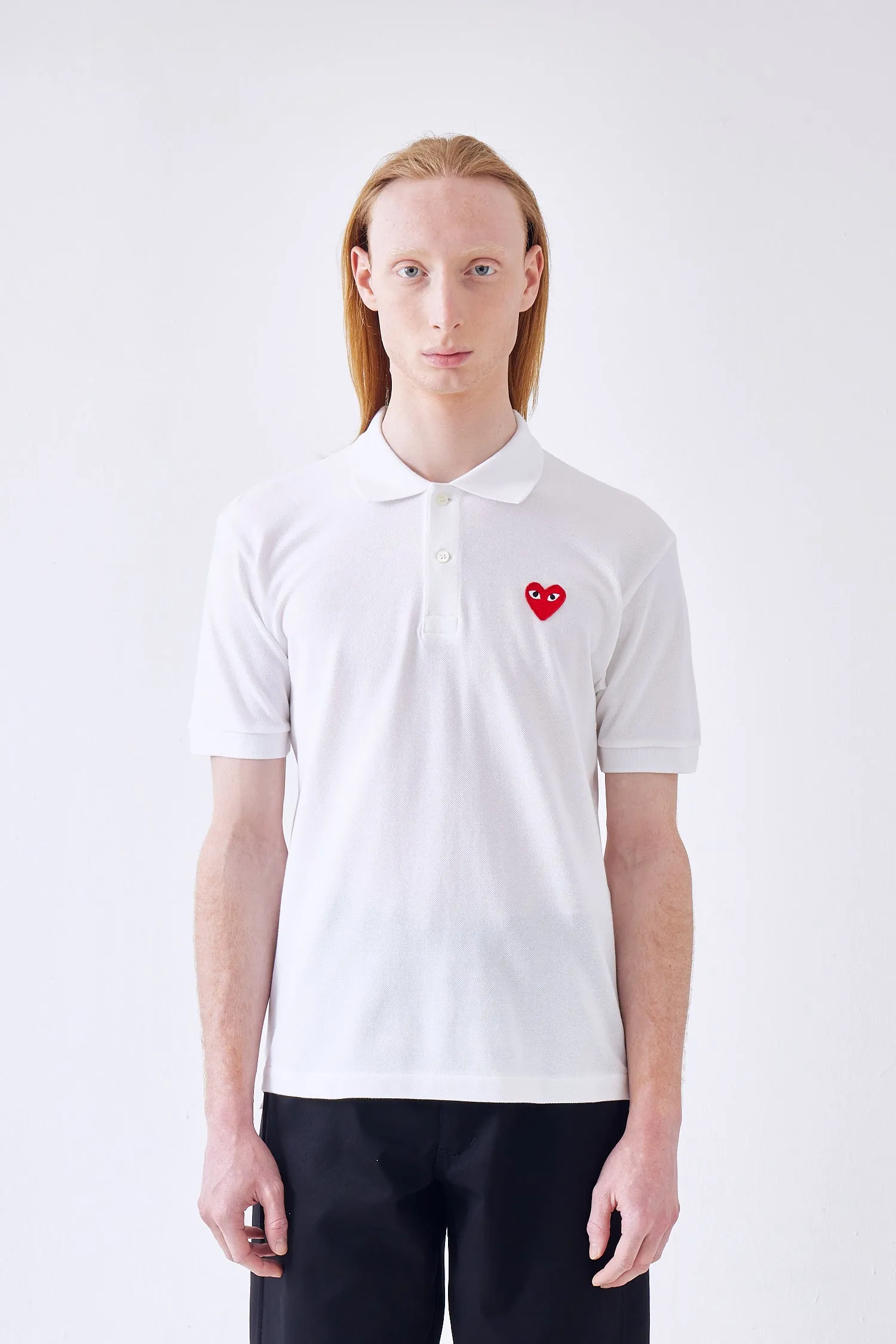 CDG Play,Red Heart Polo