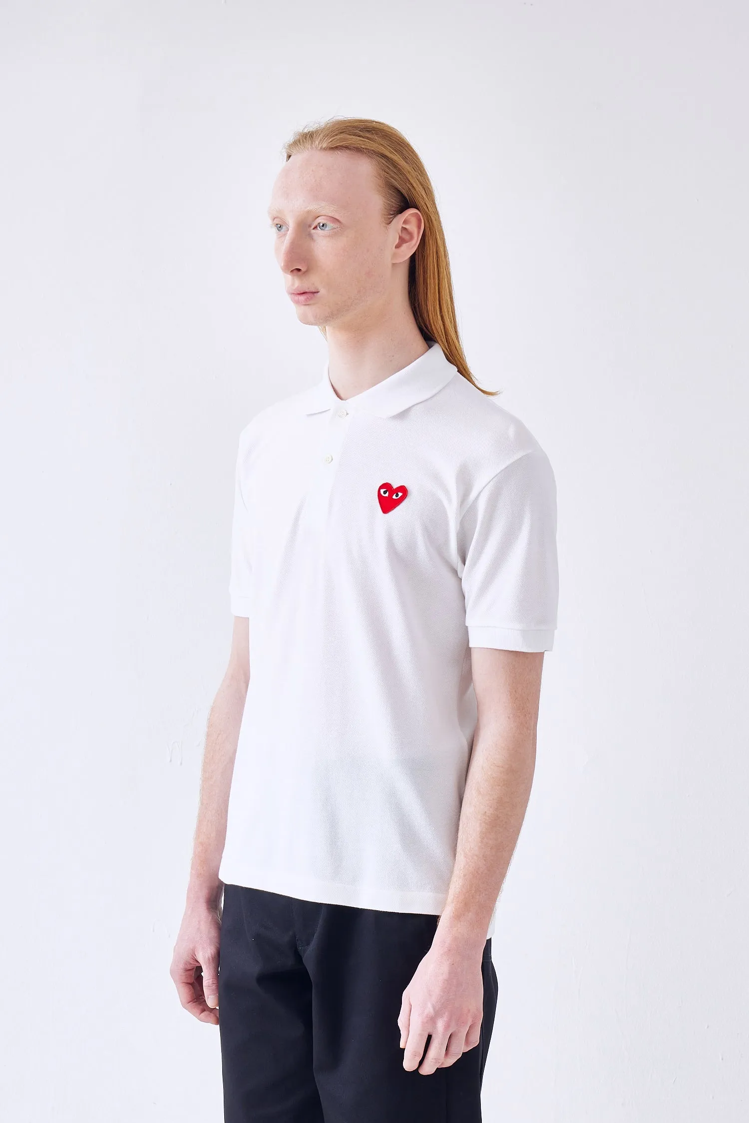 CDG Play,Red Heart Polo