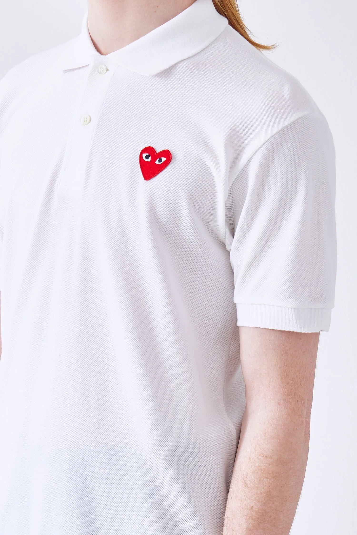 CDG Play,Red Heart Polo