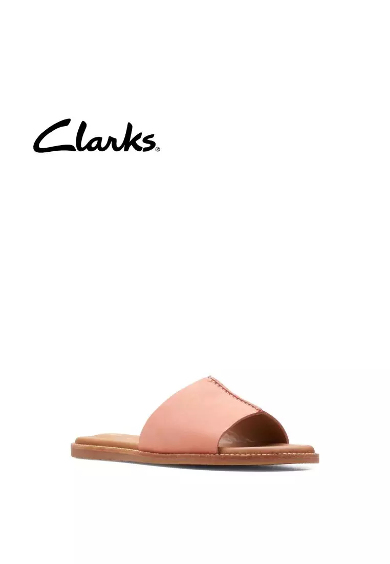 Clarks Clarks Karsea Mule Coral Womens Casual with  Medal Rated Tannery Technology