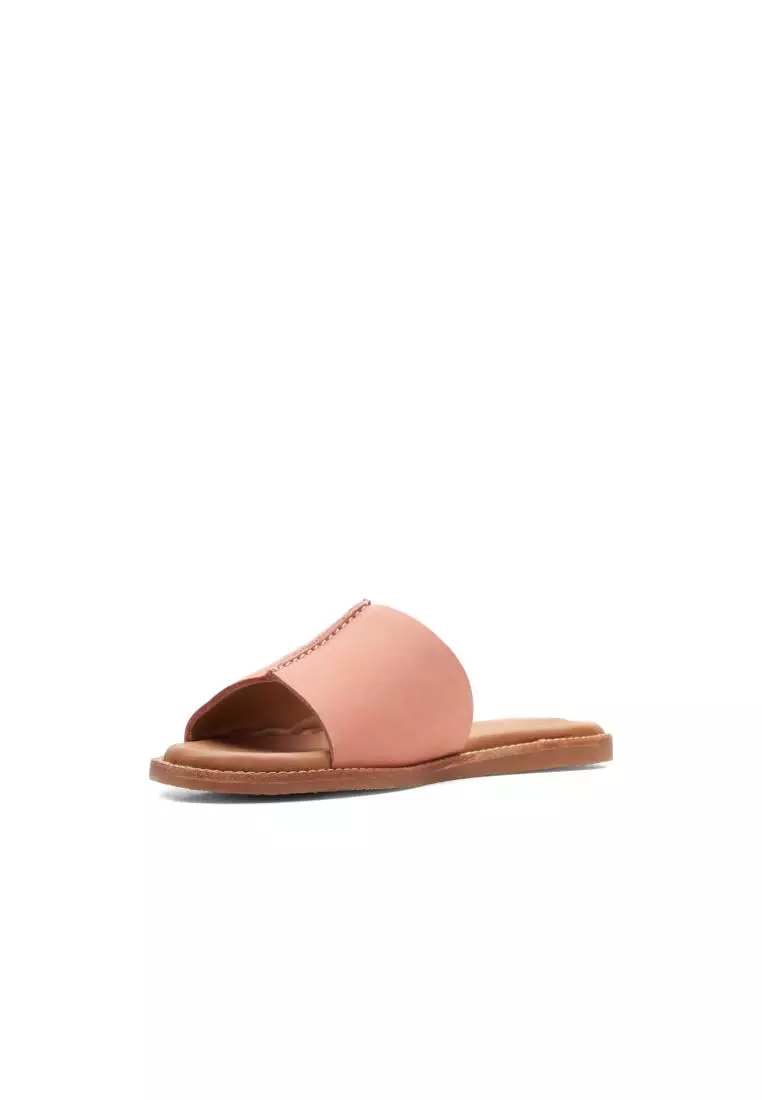 Clarks Clarks Karsea Mule Coral Womens Casual with  Medal Rated Tannery Technology