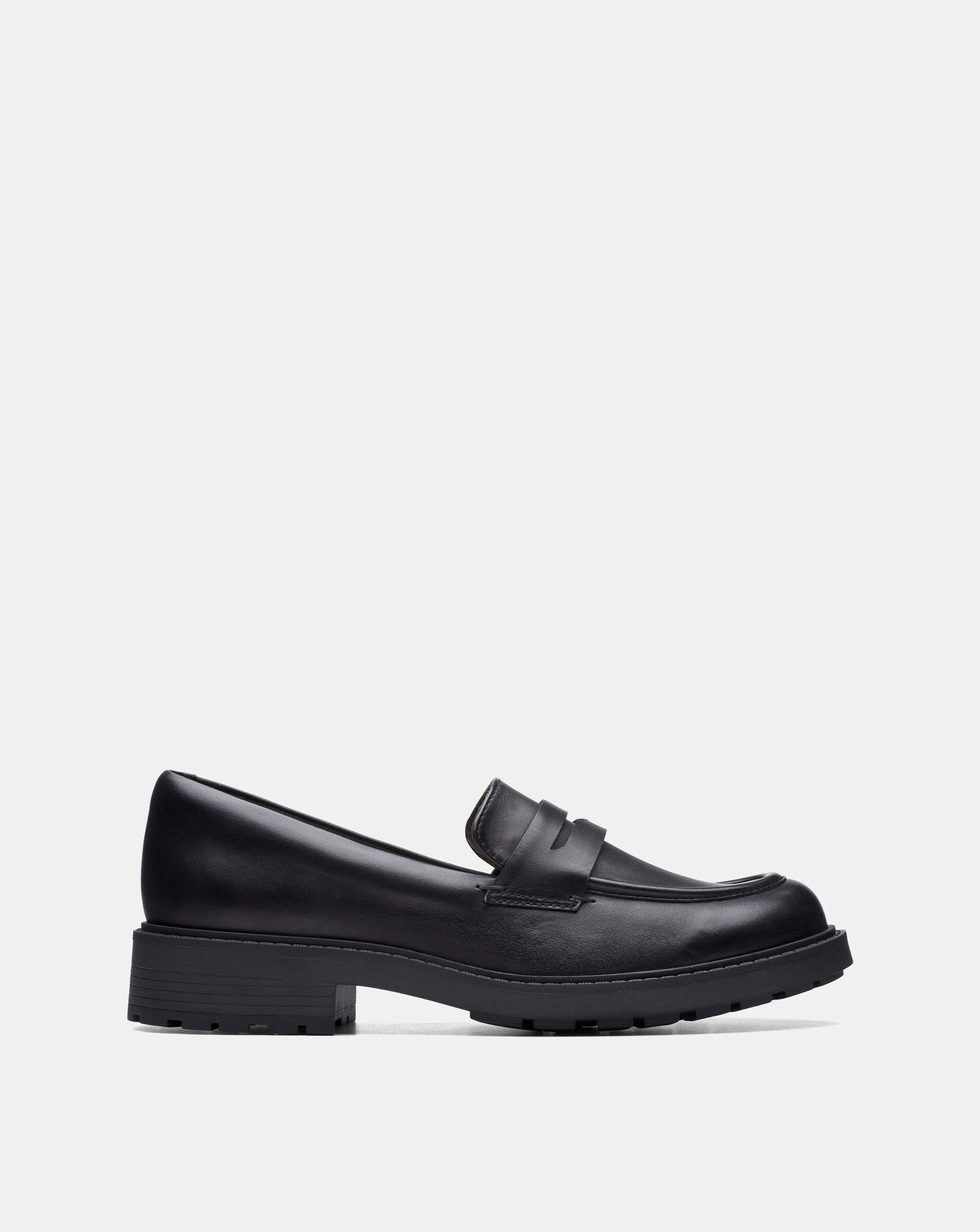 Clarks Orinoco2 Penny Leather Loafer Wide Fit