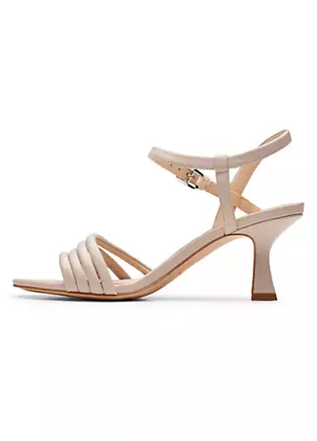 Clarks Sand Leather Amali May Sandals | Grattan