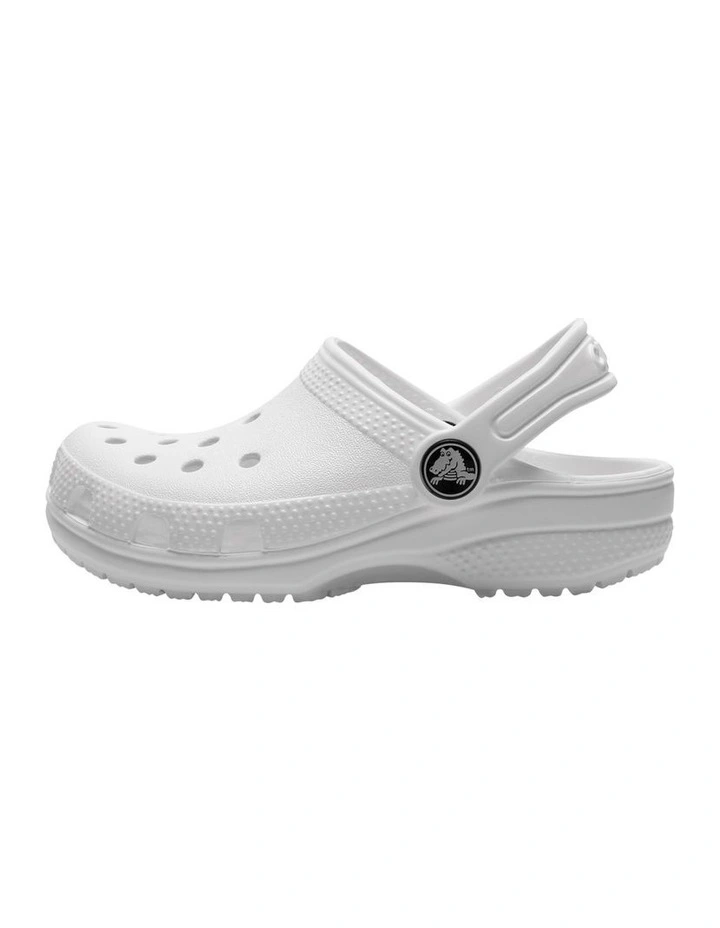 Classic Clog Youth Beach Sandals in White