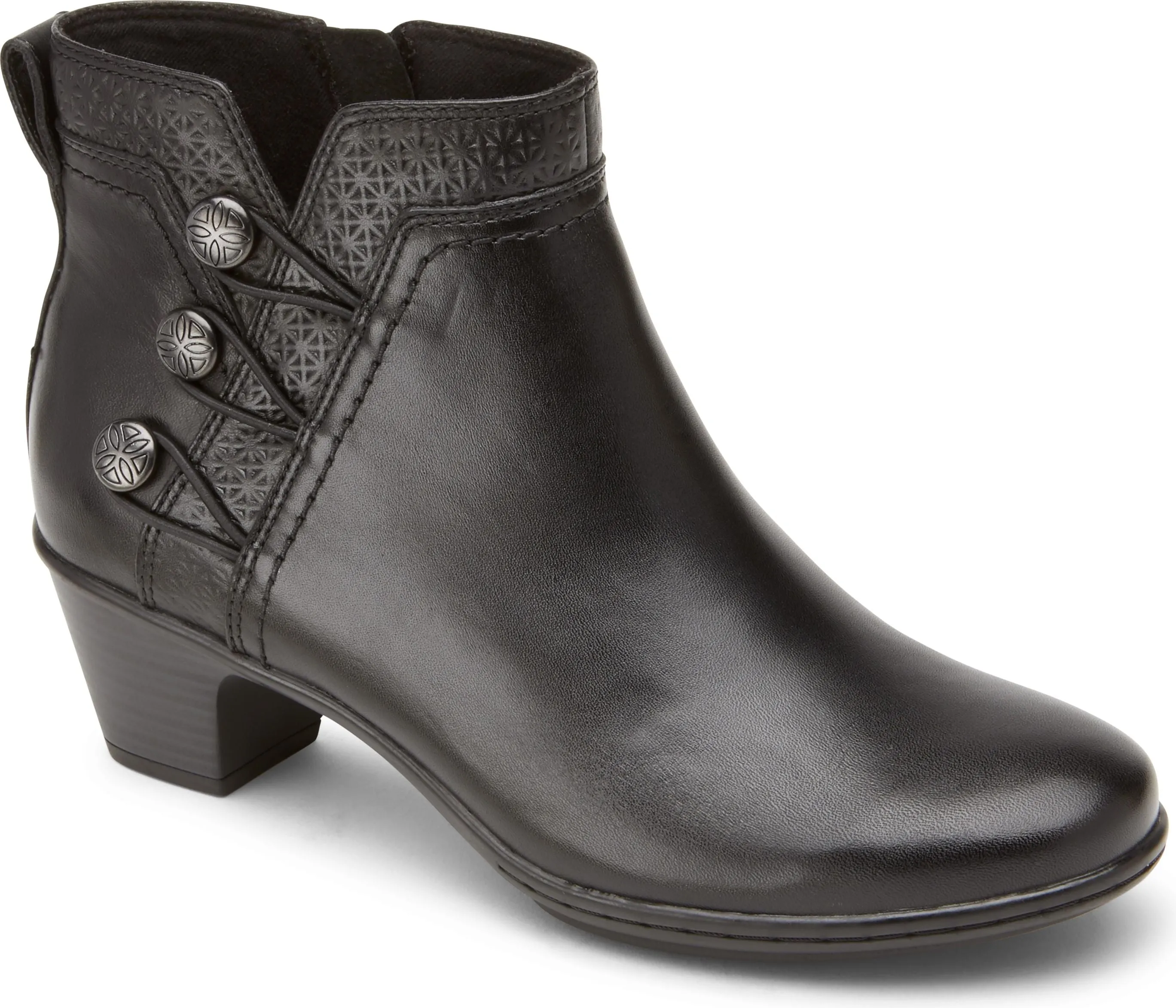 Cobb Hill Kailyn Ankle Boot Black - Wide