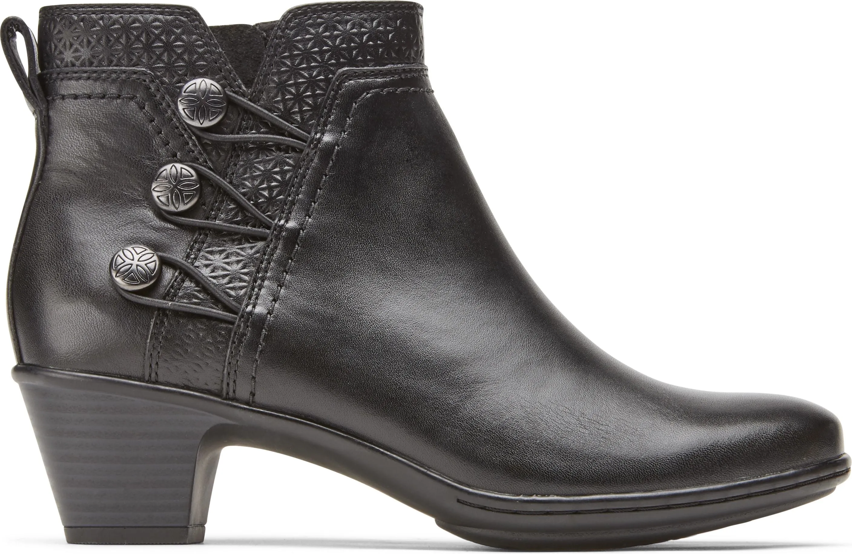 Cobb Hill Kailyn Ankle Boot Black - Wide