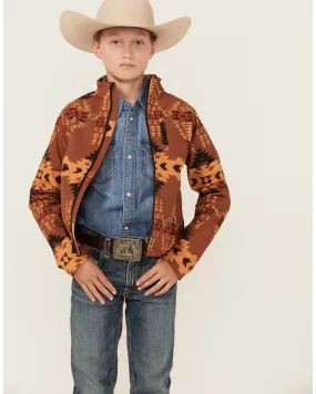 Cody James Boys' Stampede Southwestern Print Softshell Jacket