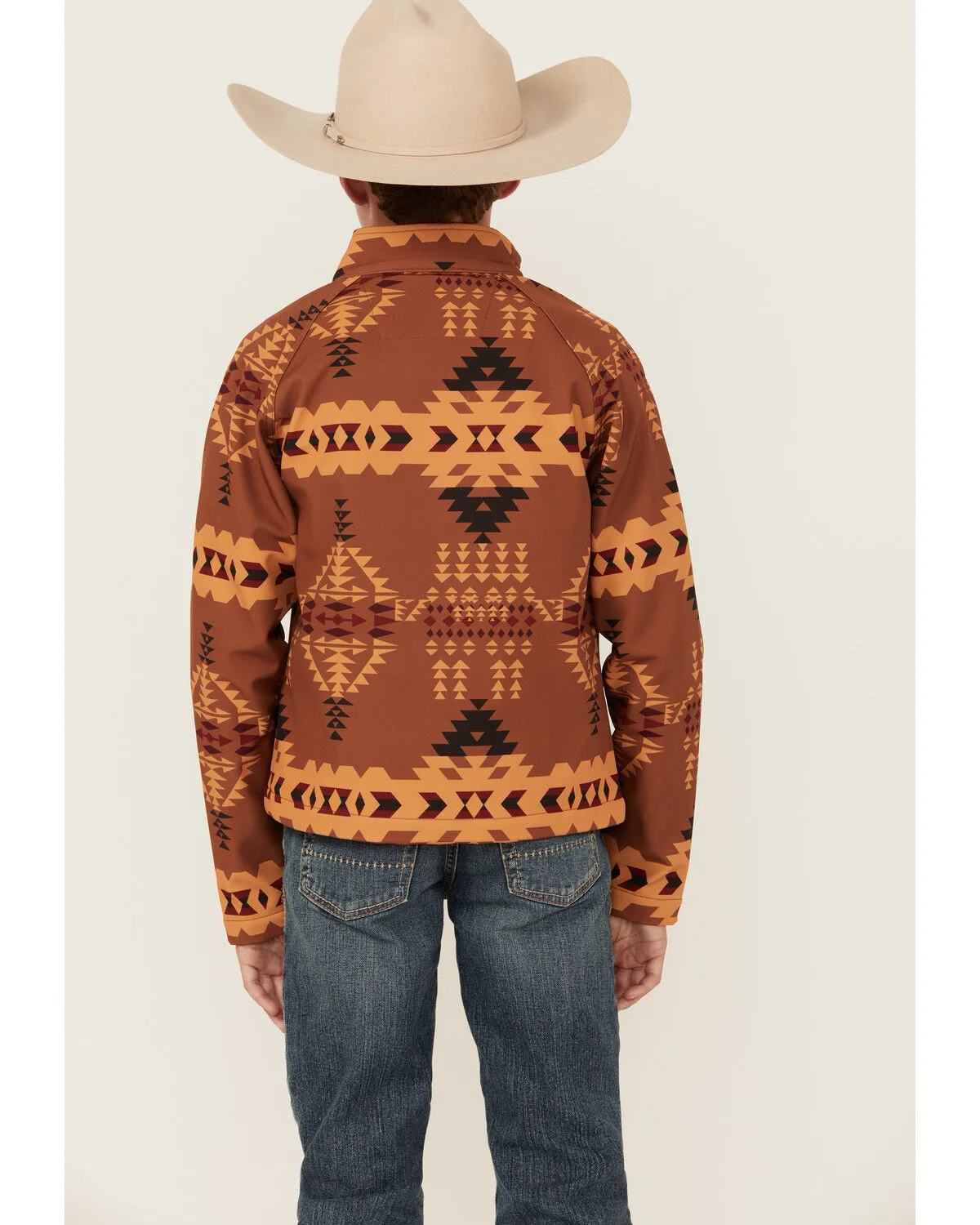 Cody James Boys' Stampede Southwestern Print Softshell Jacket