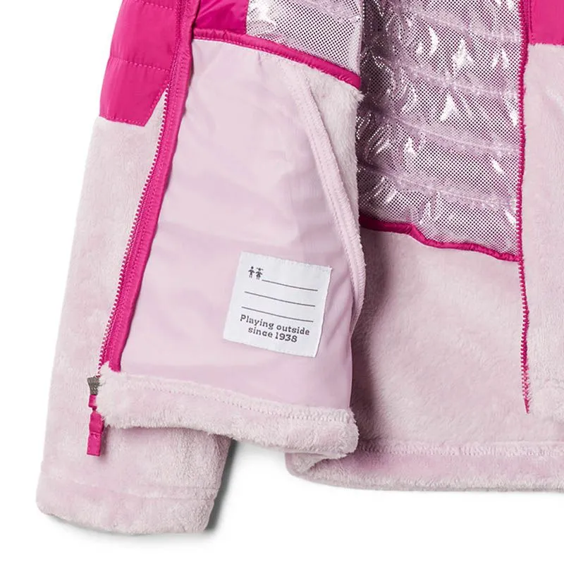 Columbia Kids' Powder Lite™ Novelty Hooded Jacket Wild Fuchsia / Aura