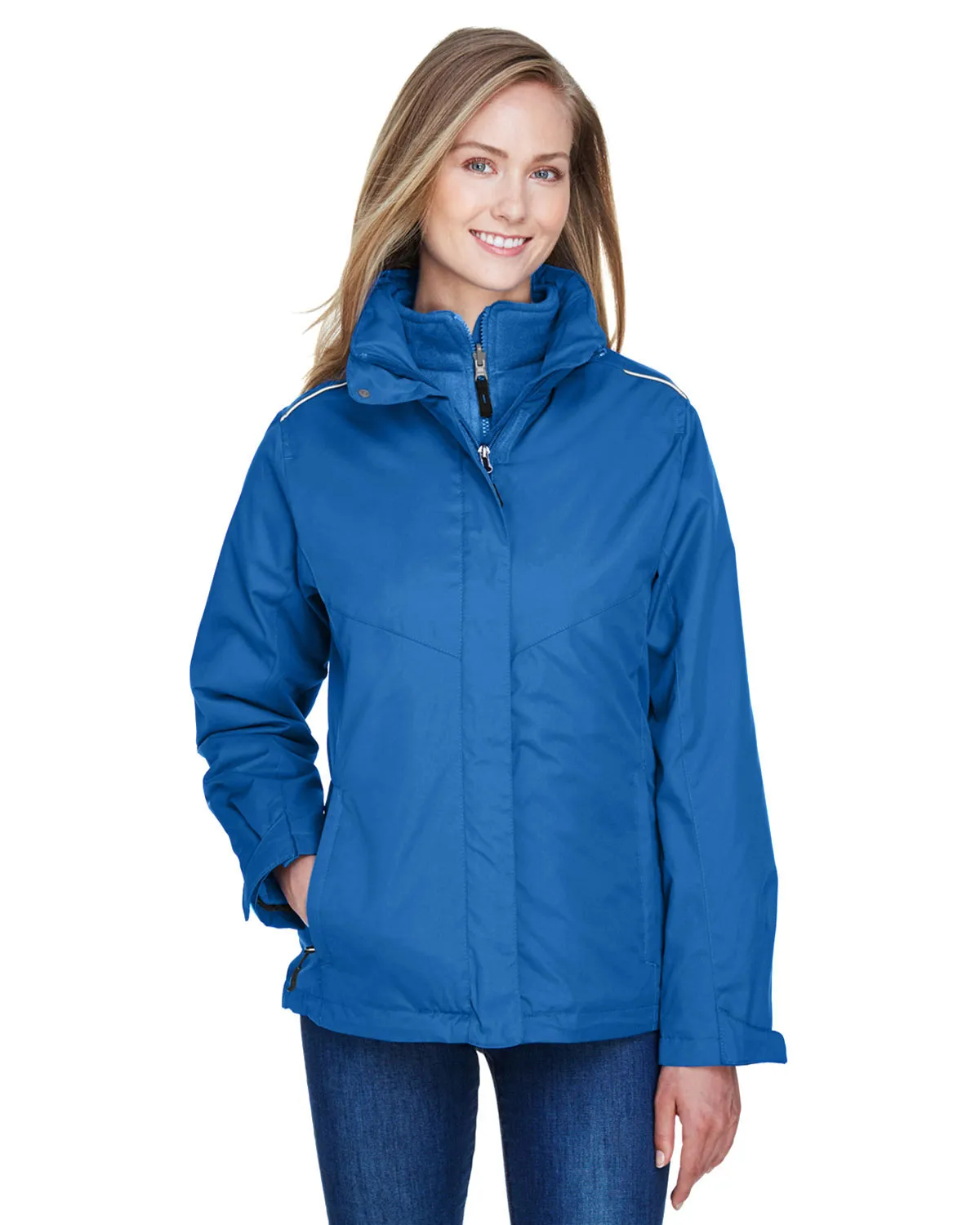 Core 365 78205 Women Region 3-In-1 Jacket With Fleece Liner