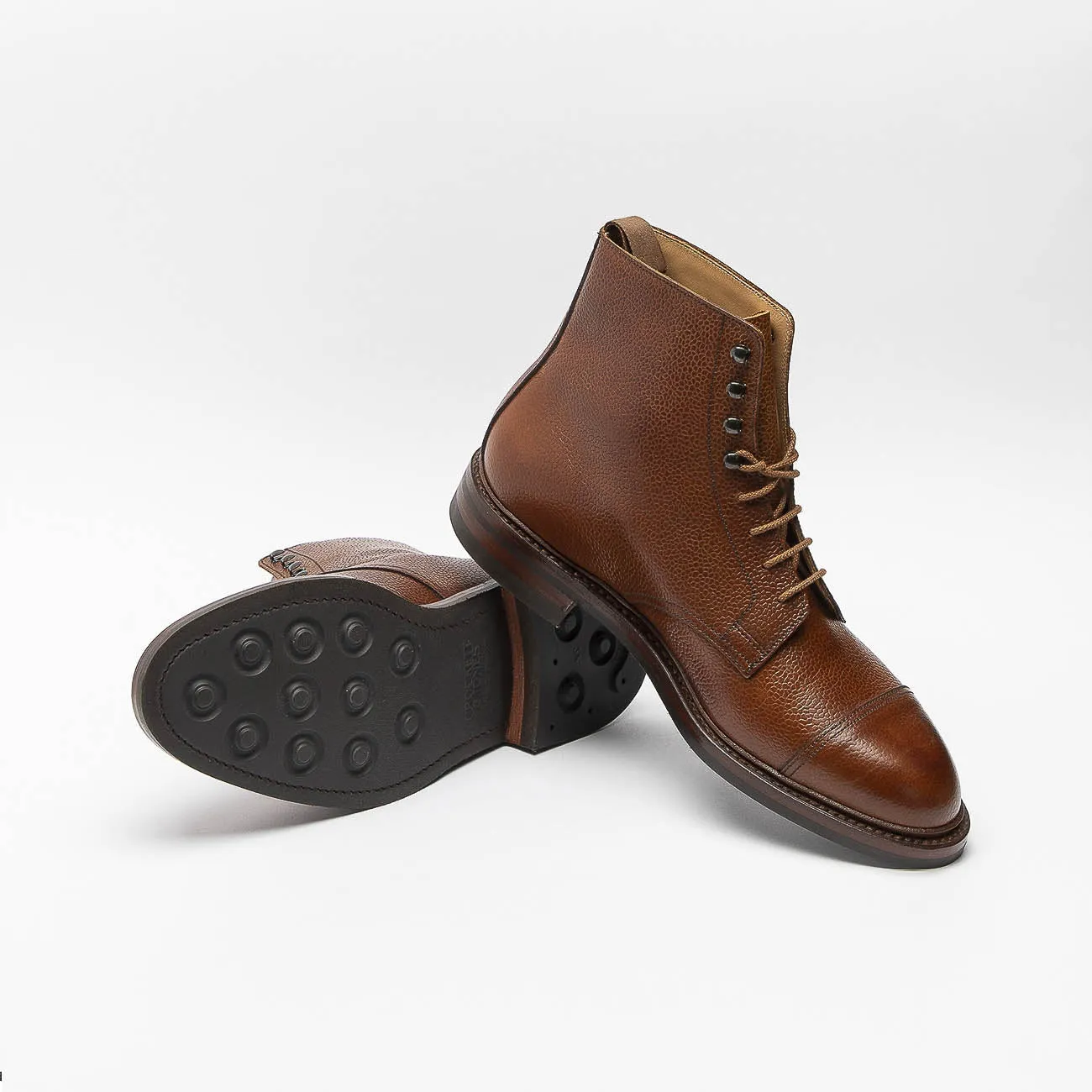 Crockett & Jones Crockett & Jones Coniston derby ankle boot in tan leather