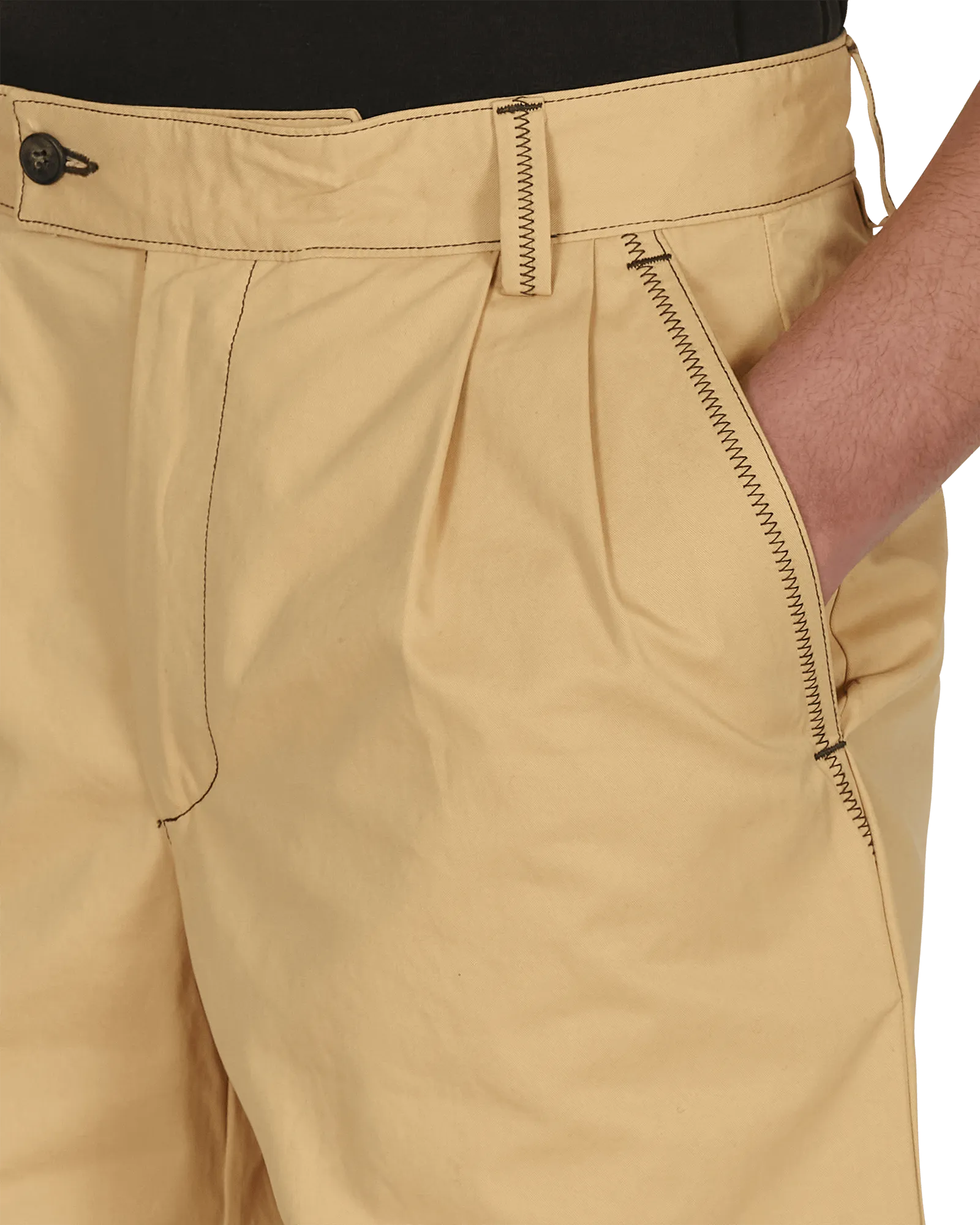 Dad Shorts Beige