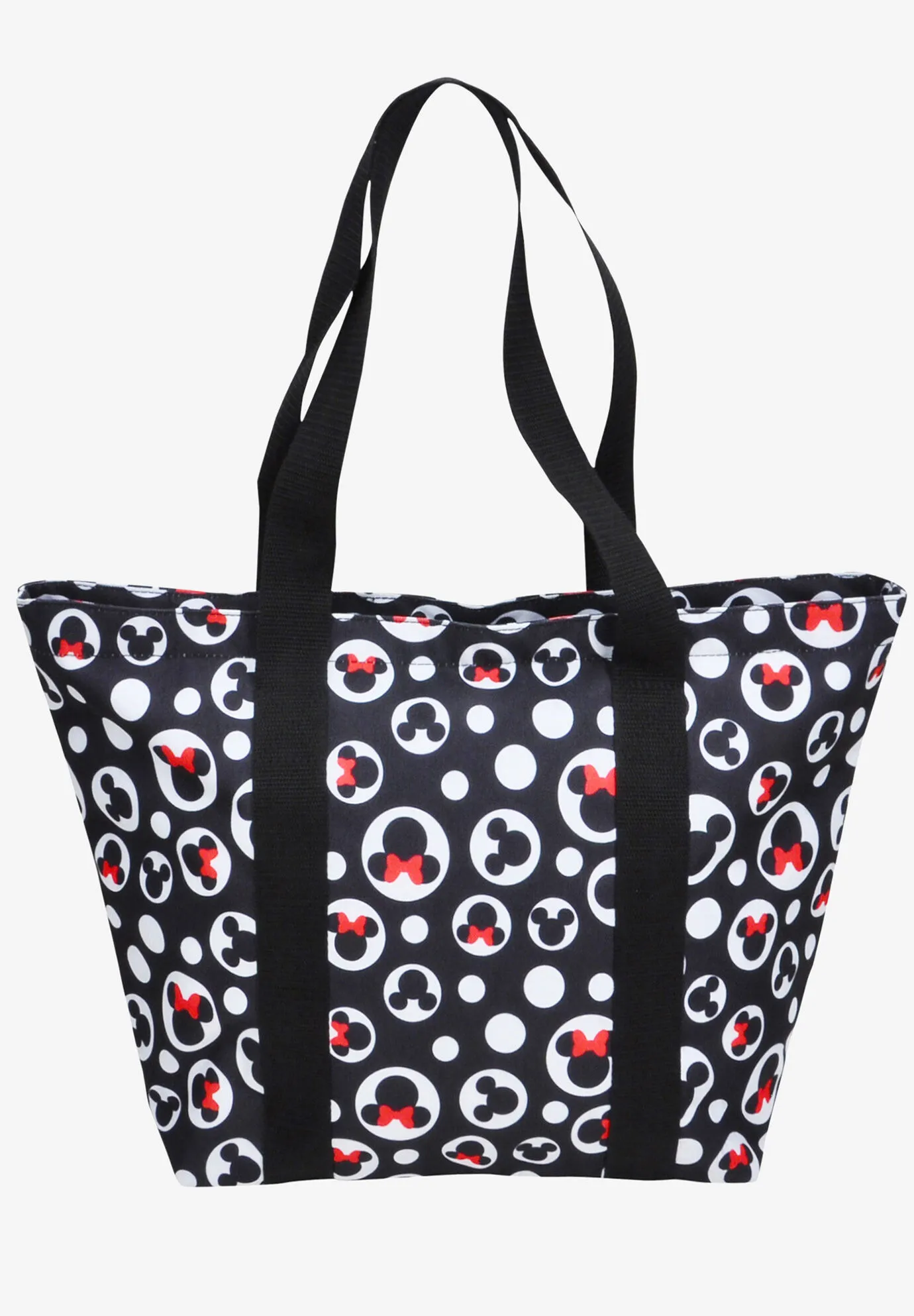 Disney Mickey Mouse Tote Minnie Icon Zippered Travel Handbag