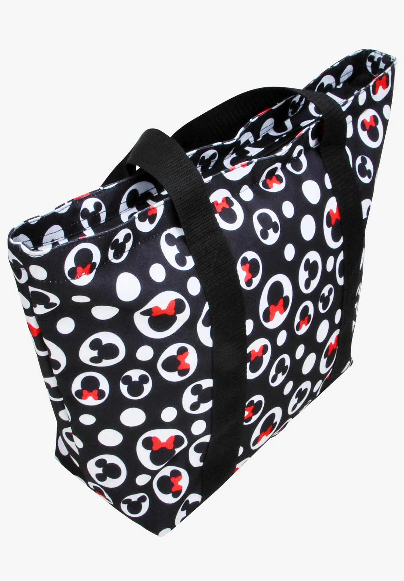 Disney Mickey Mouse Tote Minnie Icon Zippered Travel Handbag