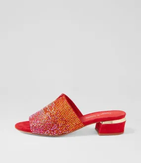 DJANGO & JULIETTE Tamarin Orange Flame Multi Sandals