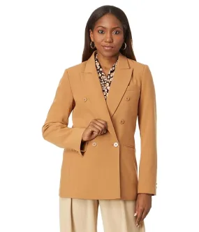 DKNY Peak Lapel Besom Pocket Six-Button DB Jacket Women's