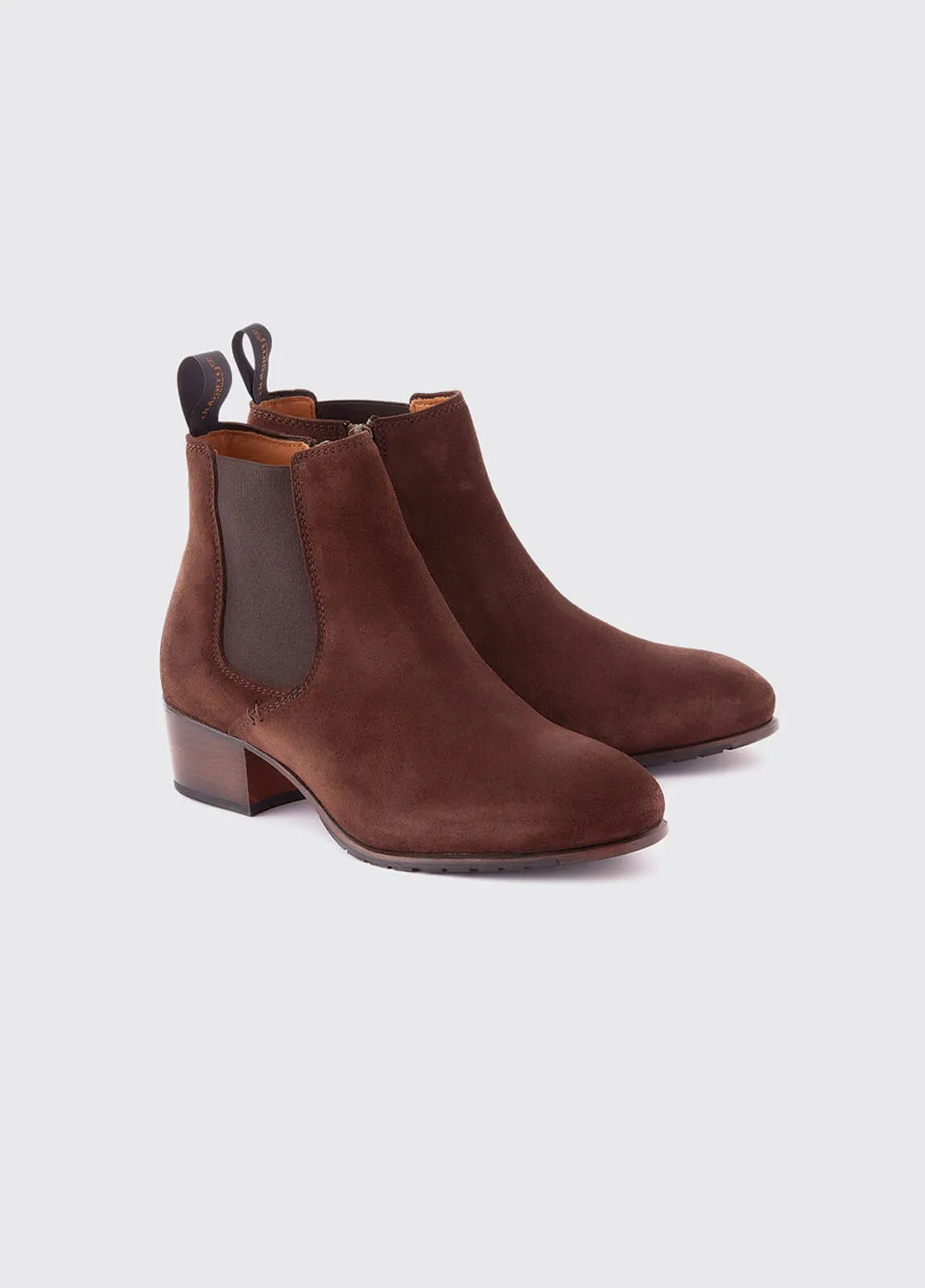 Dubarry Bray Chelsea Boot - Cigar Suede - Gillanders.ie Town & Country Clothing