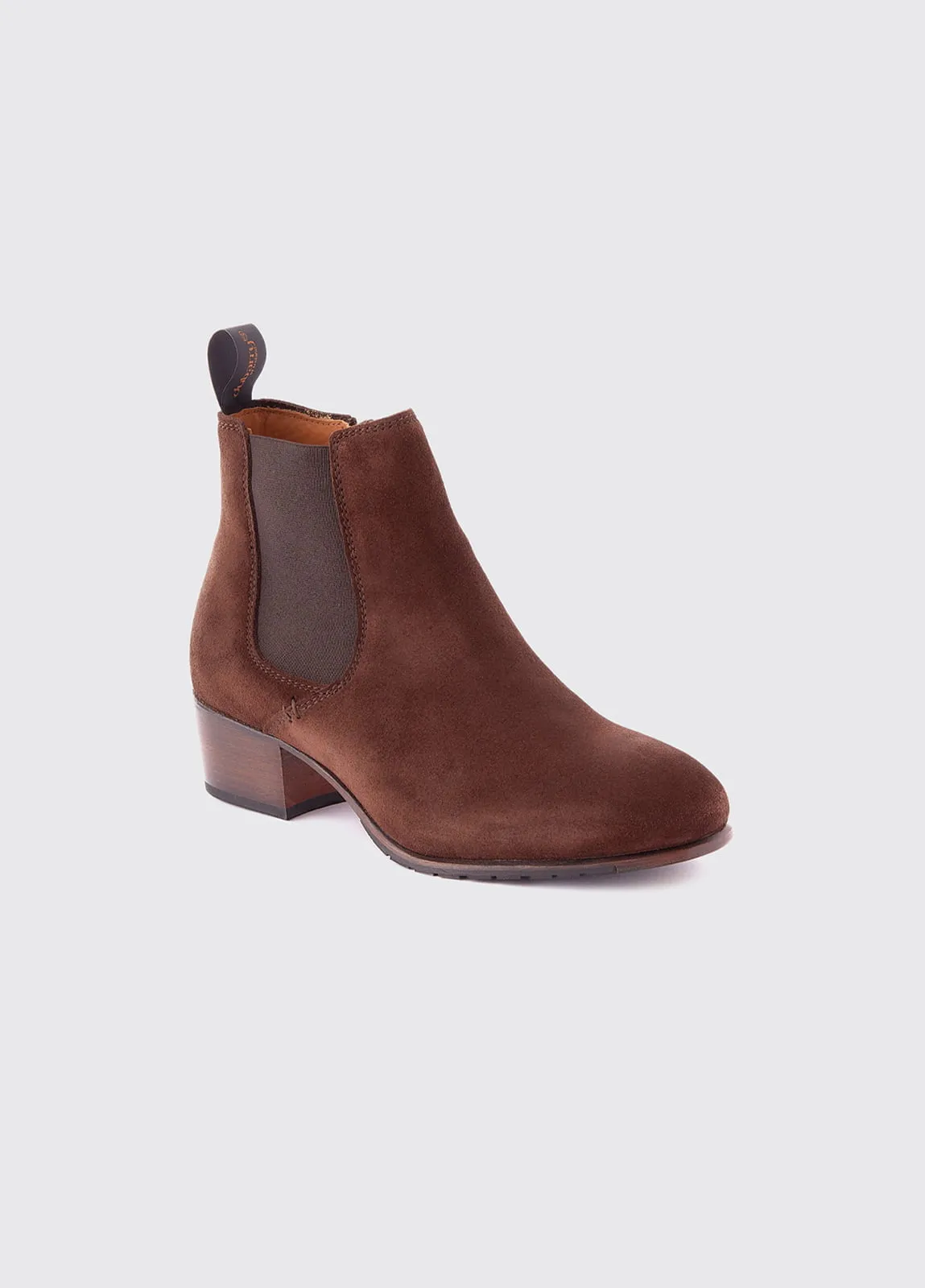 Dubarry Bray Chelsea Boot - Cigar Suede - Gillanders.ie Town & Country Clothing